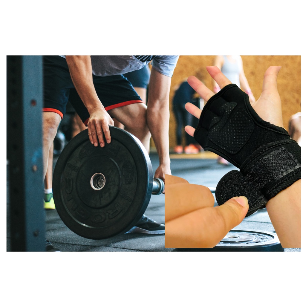 Luva Academia Musculação Exercicios Munhequeira Punho Treino