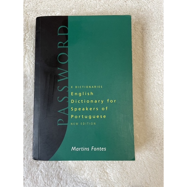 Livro Password: English Dictionary For Speakers Of Portuguese