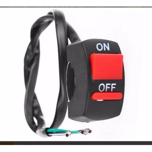 Botão Interruptor Liga/desliga Guidão Moto Farol Universal