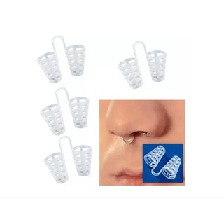 Kit 5 Clips Nasal Anti Ronco , Apneia do Sono Melhora a Respiração Durma Bem