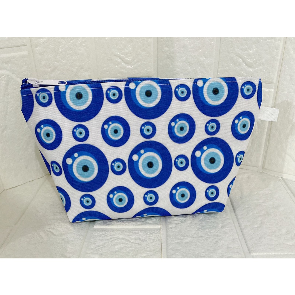 Necessaire bolsinha modelo box ou tradicional ou slim  -  Estampa Olho Grego