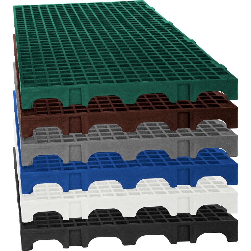 kit 10 und Piso Estrado Plástico 25x50x2,5 - kit 10 und