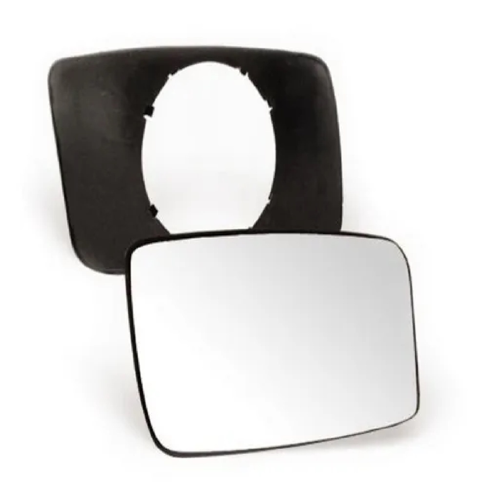 Lente Espelho C/ Base Retrovisor Santana 85 86 87 88 89 90