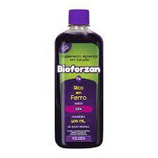 Bioforzan (Biotonico) 400ml - Ajuda a Engordar, Aumenta o Apetite e Aumenta a Imunidade Sabor Uva