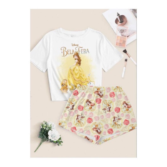 Pijama de Personagens Baby doll adulto e infantil Personalizado Fotos em Oferta na Shopee