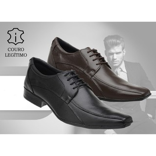 Sapato Masculino Em Couro Legitimo Ref- Amarrar