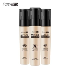Fenyi Base Líquida 24 Horas Corretivo Longa Duração À Prova D'água Maquiagem 30ml