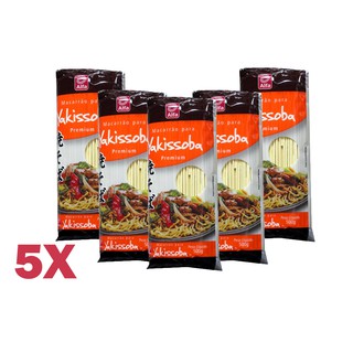 5 Macarrão para Yakissoba Premium Alfa 500g - Three Foods Distribuidora