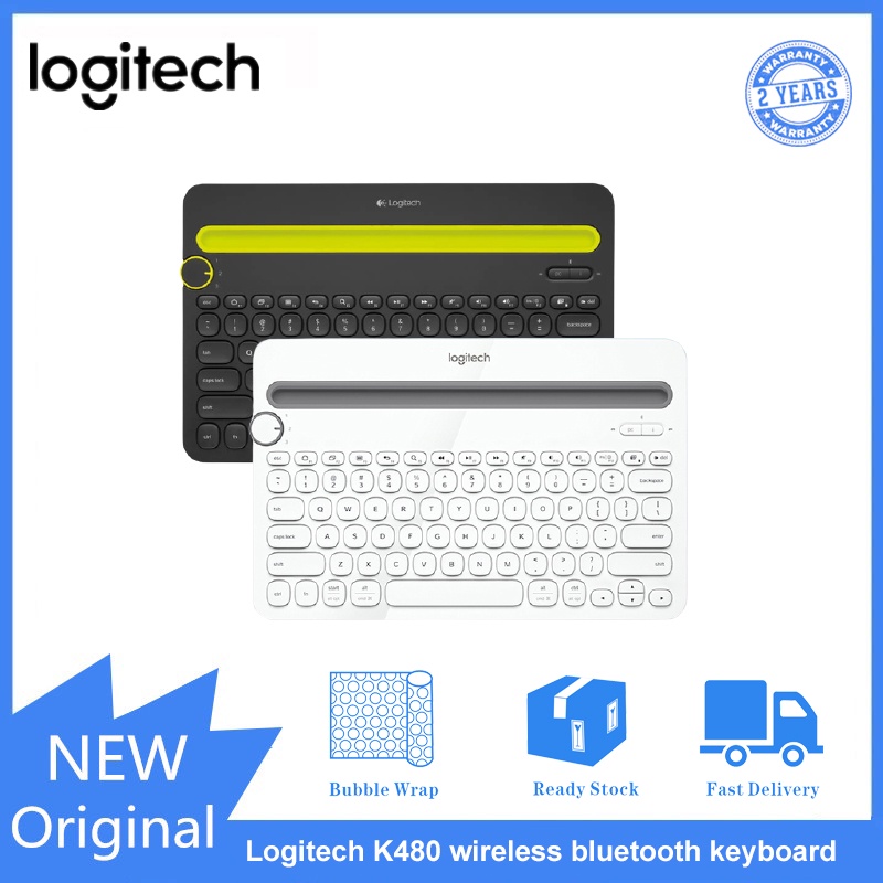 Logitech K480 Teclado Multi-Device Sem Fio , Com Bluetooth E Suporte De Telefone , Para Windows , Mac , iOS Android