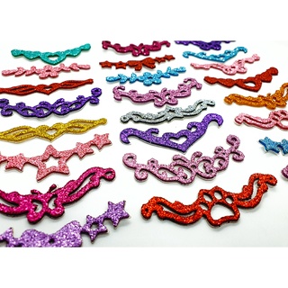 20 Adesivos Pet Tiara P Aplique Lacinhos Eva Petshop Banho e tosa Pet Shop