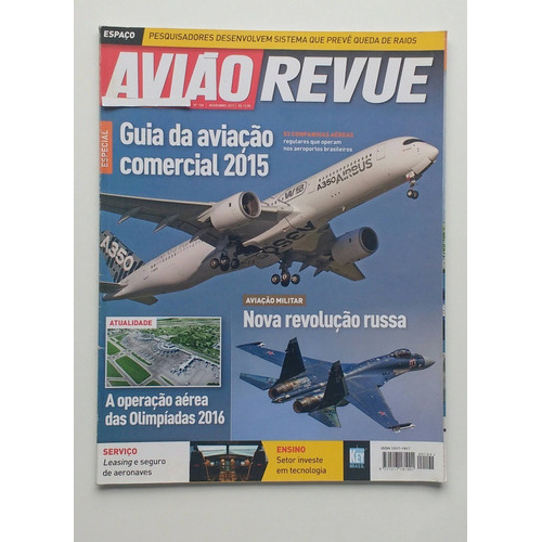 Revista Avião Revue Guia Da Aviação Comercial 2015 C889