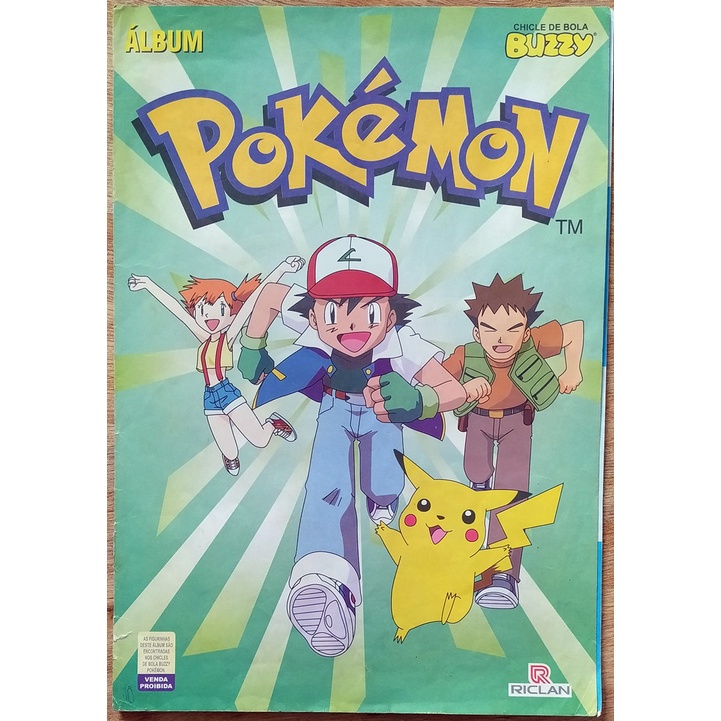 Álbum de Figurinhas Pokémon - Chicle Buzzy – Ano 2000 - Ler descrição