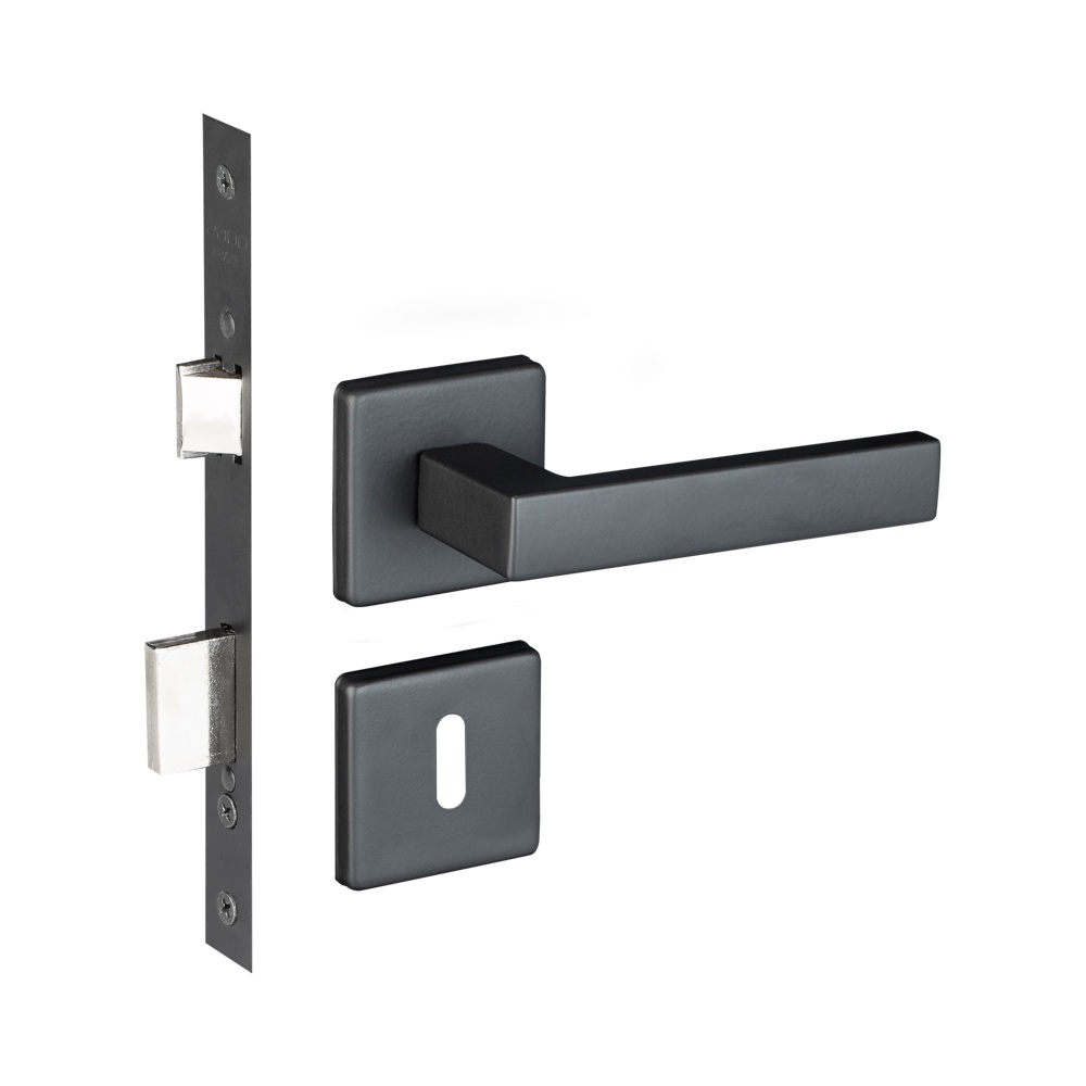 Fechadura Pado Porta Interna Zm Concept 409 40mm Preto