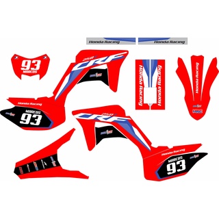 Kit Gráfico Crf 250f 2022 Adesivo fino 0.20 mm kr-018 em Oferta na Shopee