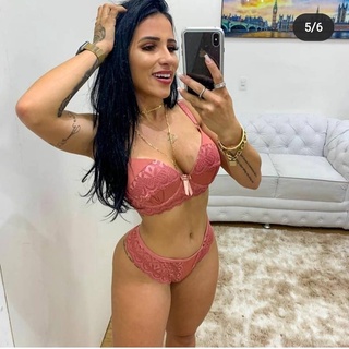 Kit C/2 Conjunto Feminino de Lingerie - Calcinha E Sutiã Fio Duplo Luxo