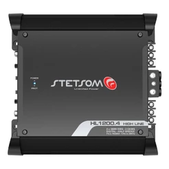 Módulo Amplificador Digital Stetsom HL1200.4 1200W Rms 2Ohms 4 Canais High Line