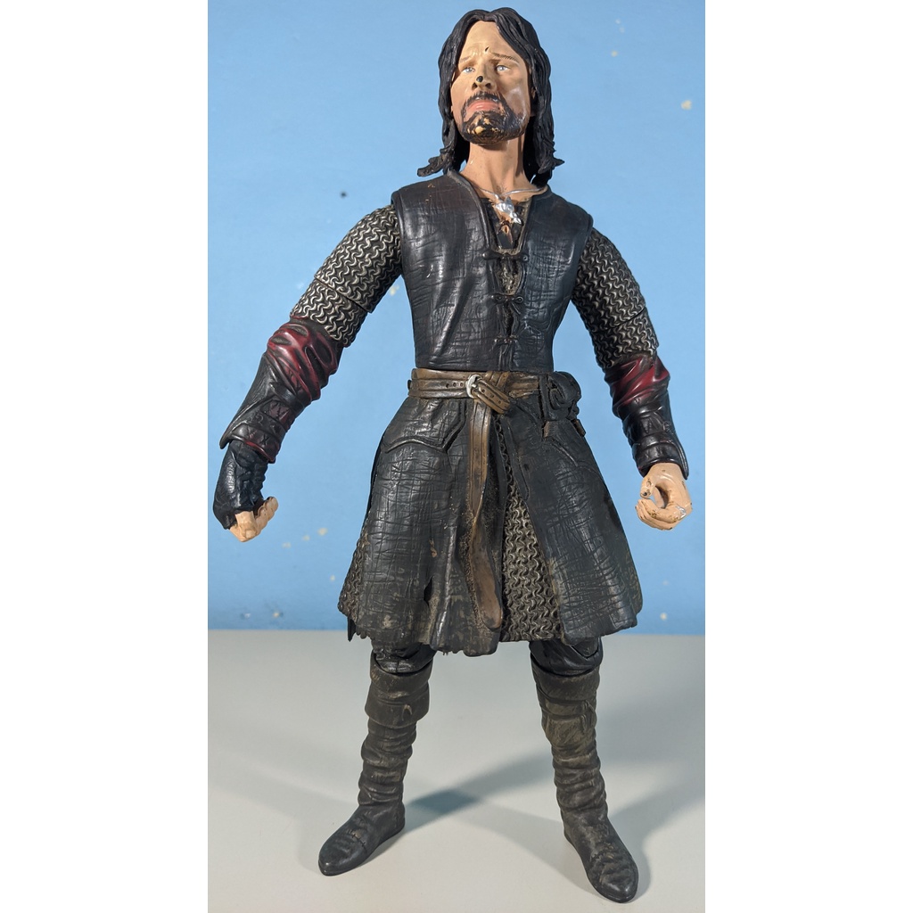 boneco aragorn senhor do aneis marvel 2003 marvel