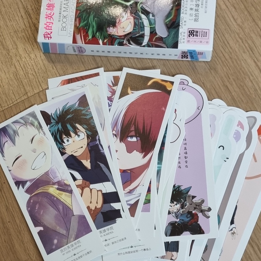 Marcadores de Página Anime Boku no Hero [ My Hero Academy] Academia de Heróis