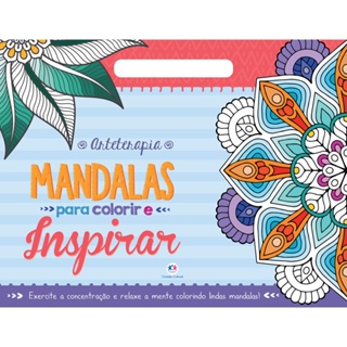 Livro - Mandalas para colorir e inspirar em Oferta na Shopee