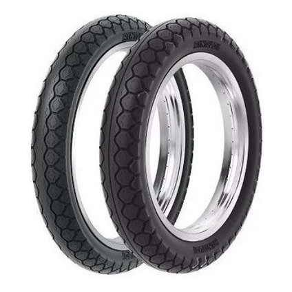 Par Pneu 2.50-17 + 2.75-17 Rinaldi Iros Moving 125 Es / Esd