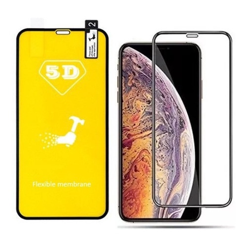 Pelicula 5D Nano Gel Flexivel Silicone Para Todos iPhone