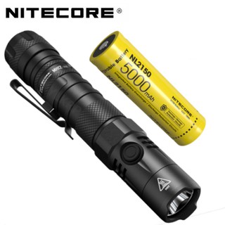 Nitecore P20i 1800 Lumen USB-C Rechargeable Strobe Ready Tactical Flashlight with LumenTac Battery Case 