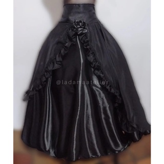 Saia Pombagira Luxo Preto