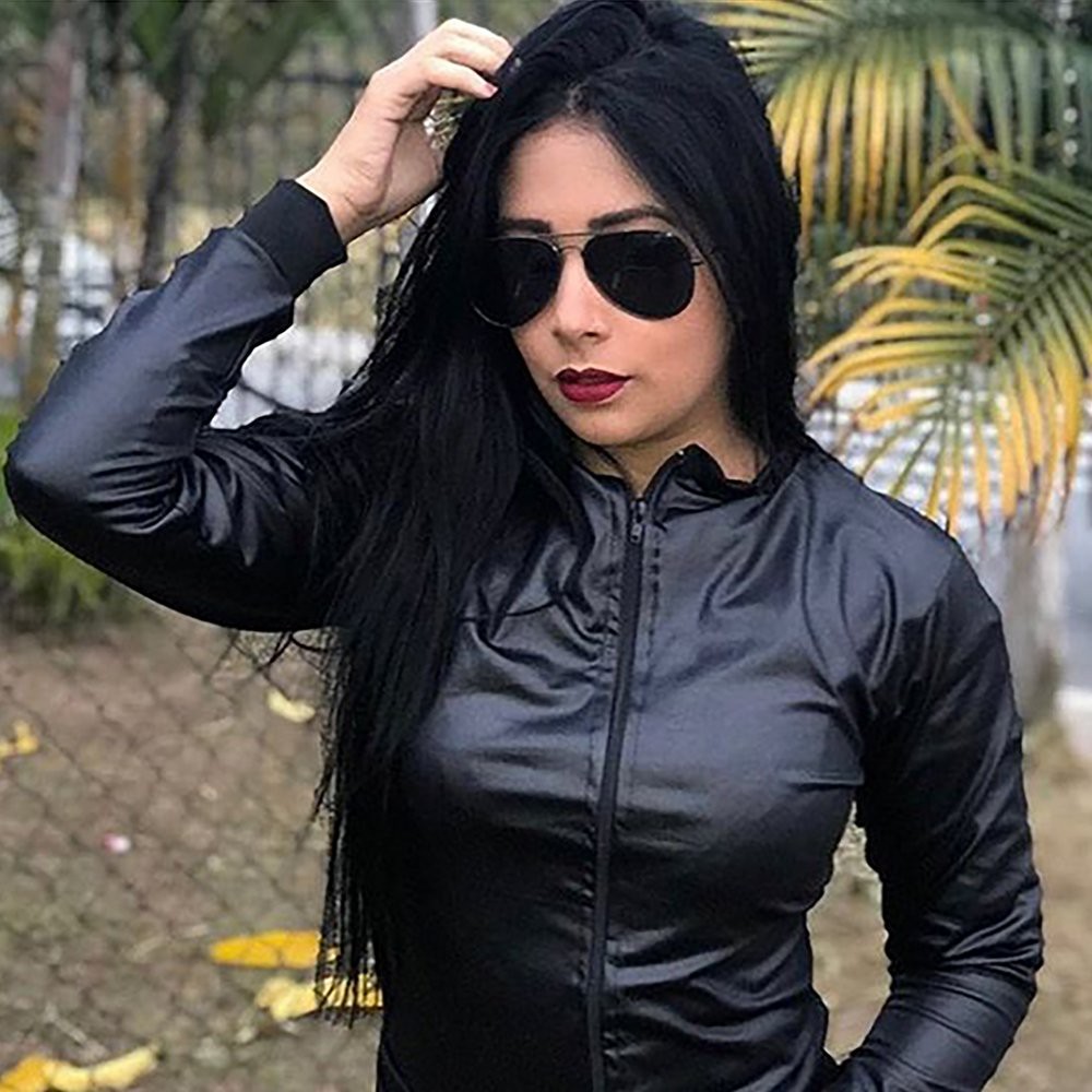 Jaqueta Casaco Blazer Bomber Blusa Inverno Cirre Feminino