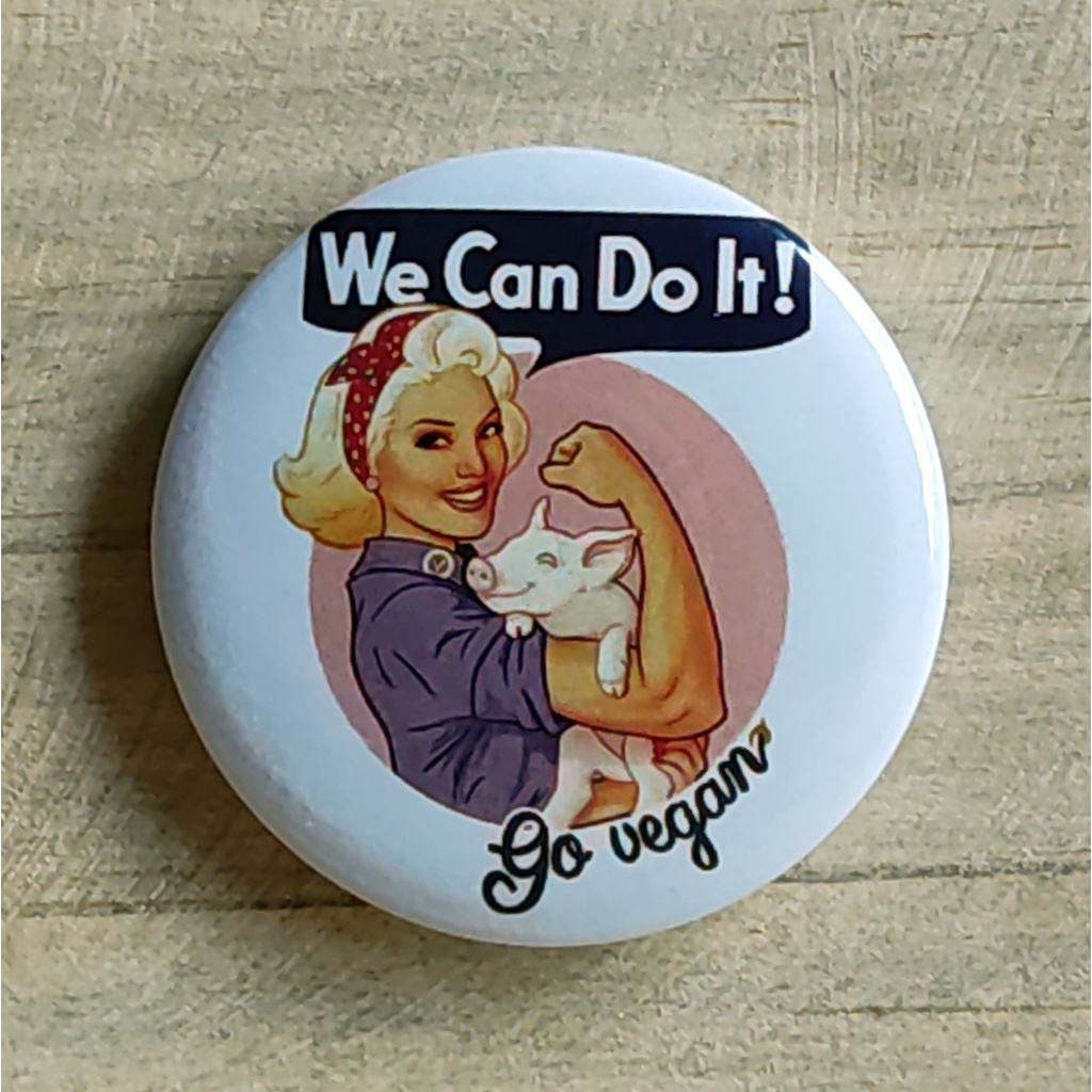 Broche/Pin/Button We Can Do It (Botton/Boton)