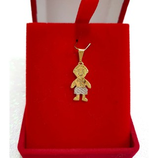 Pingente Menino Filhos Banhado a Ouro 18k