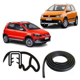 BORRACHA DE PORTA TRASEIRA PRETA ESTRIADA VW CROSSFOX 05/17 em Oferta na Shopee