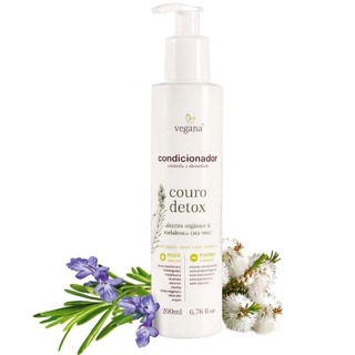 Condicionador Vegana WNF Condicionador controla oleosidade COURO DETOX - WNF - 200ml em Oferta na Shopee