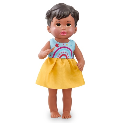 Boneca Little Mommy Alive Dodoi Negra Mattel Menina 1034