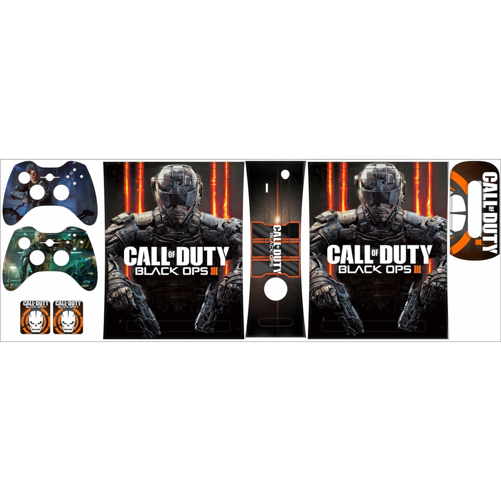 Skin Adesiva Xbox Fat - Black Ops III