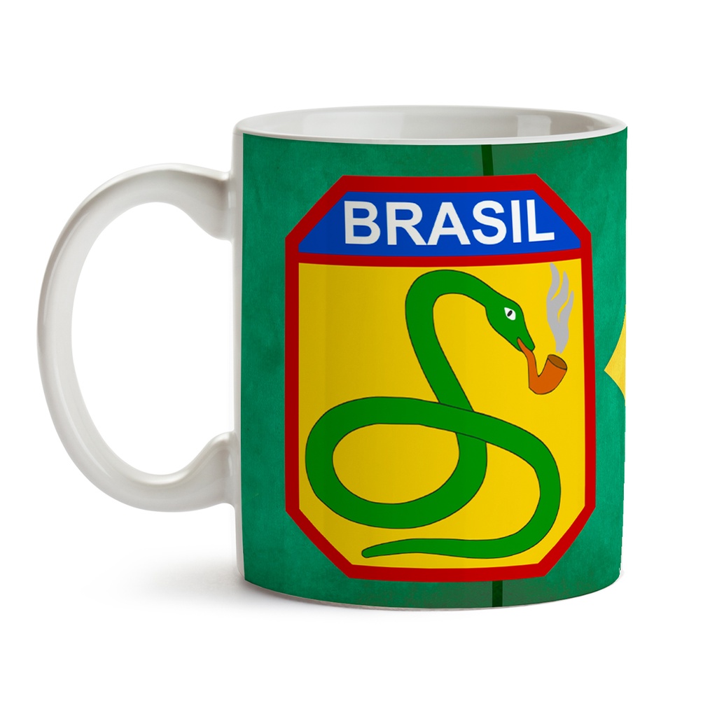 Caneca Força expedicionária brasileira + Caixa - Xícara 325ML Personalizada FEB Porcelana Super Branca Cerâmica em Oferta na Shopee