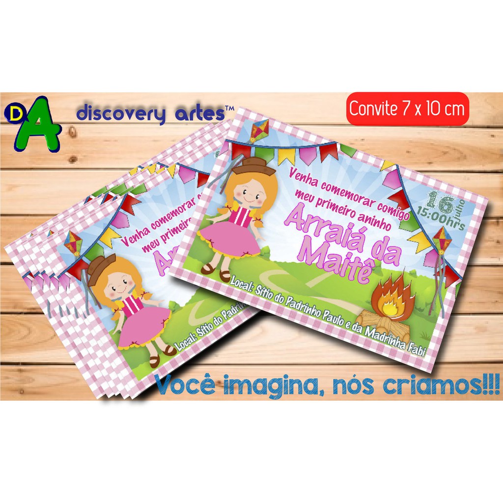 Convite Festa Junina Infantil: Onde Comprar | BuscaProdutos