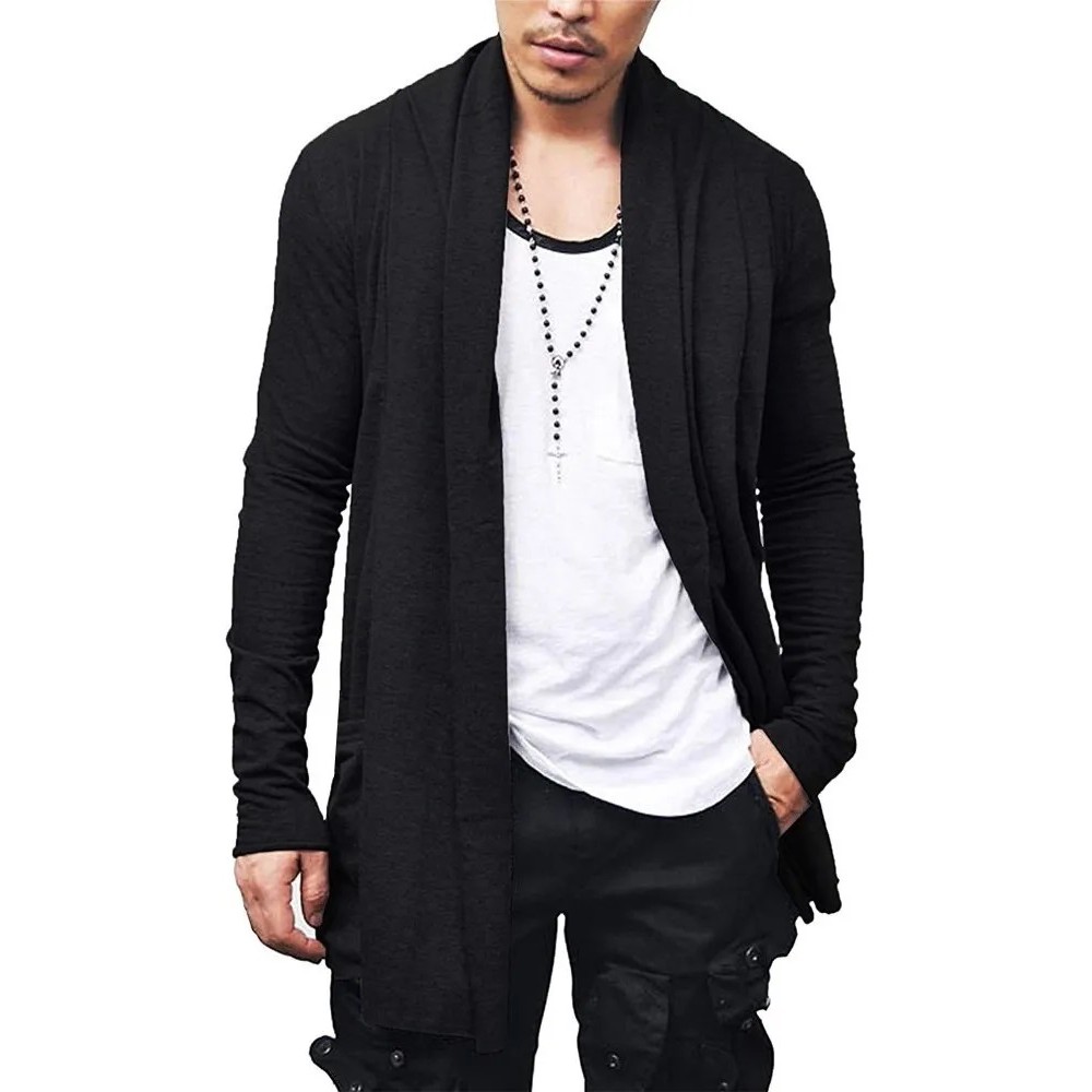 Cadigan Masculino Top Fashop Caimento Longo