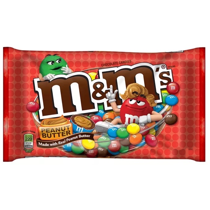 M&M Peanut Butter - Chocolate & Manteiga de Amendoim - Importado dos Estados Unidos