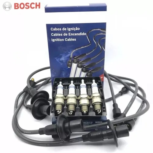 Kit Cabo + Vela Ignição Original Bosch Fusca Kombi Brasilia em Oferta na Shopee