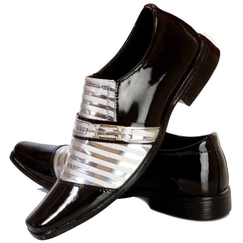 Sapato social pto prata 2022 lançamento WBE SHOES em Oferta na Shopee