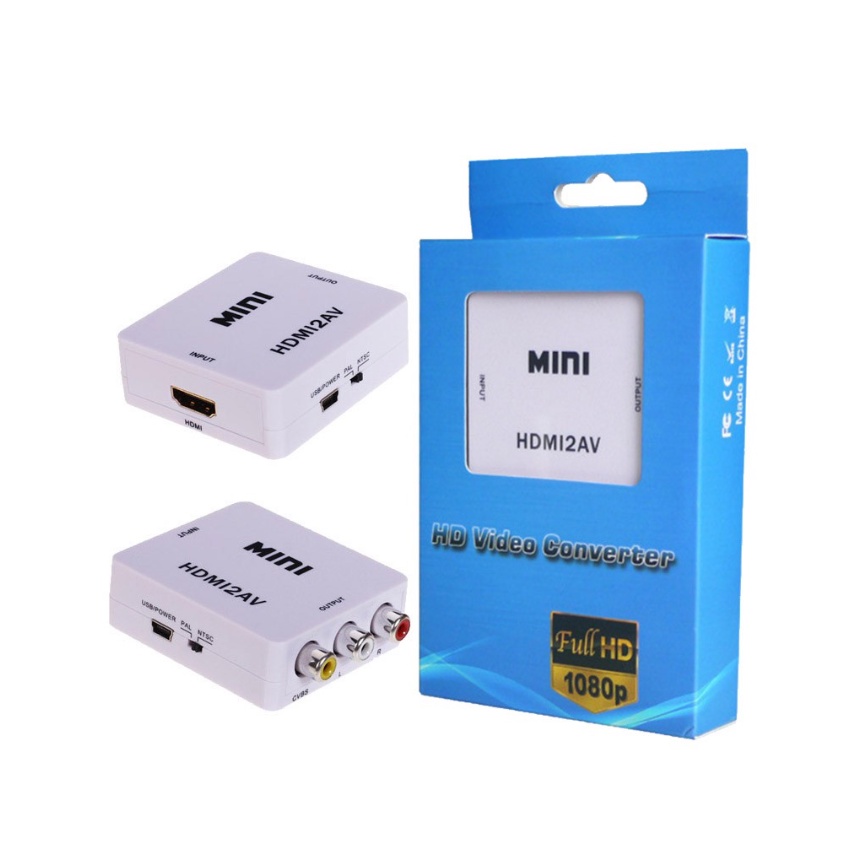 Adaptador Conversor De Vídeo Entrada Vga com saída Para Av Rca Audio Vga2av 0591