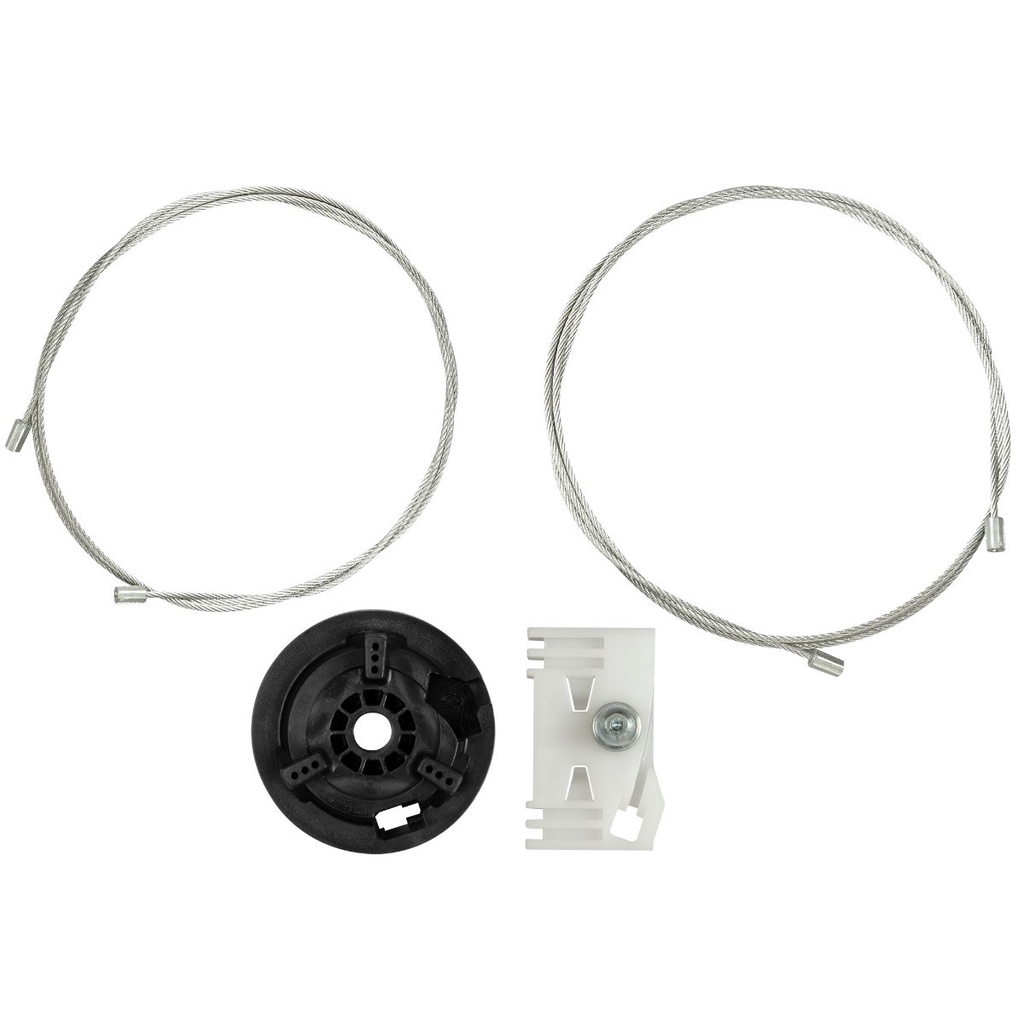 KIT REPARO MAQUINA VIDRO ELETRICO CHEVROLET GM MERIVA PORTA TRASEIRA LADO DIREITO 2002 à 2012