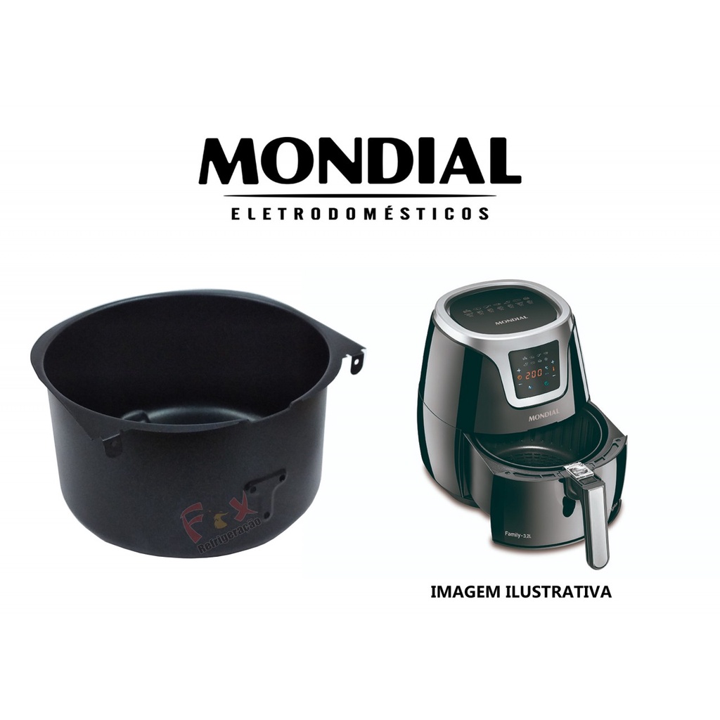Cuba Air Fryer Antiaderente Af-19 3,2l Mondial Original