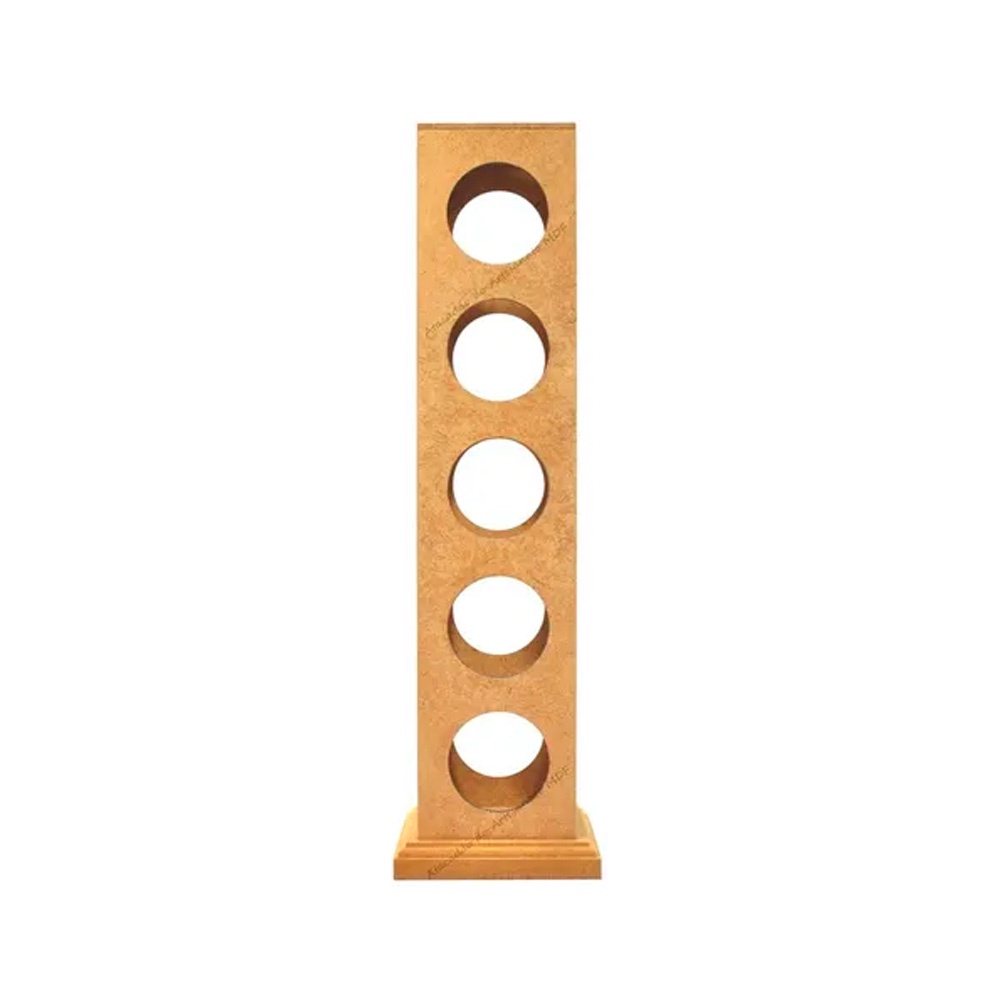 Torre Porta Capsulas Três Corações 29x6,3x6,3 Laser Mdf Madeira