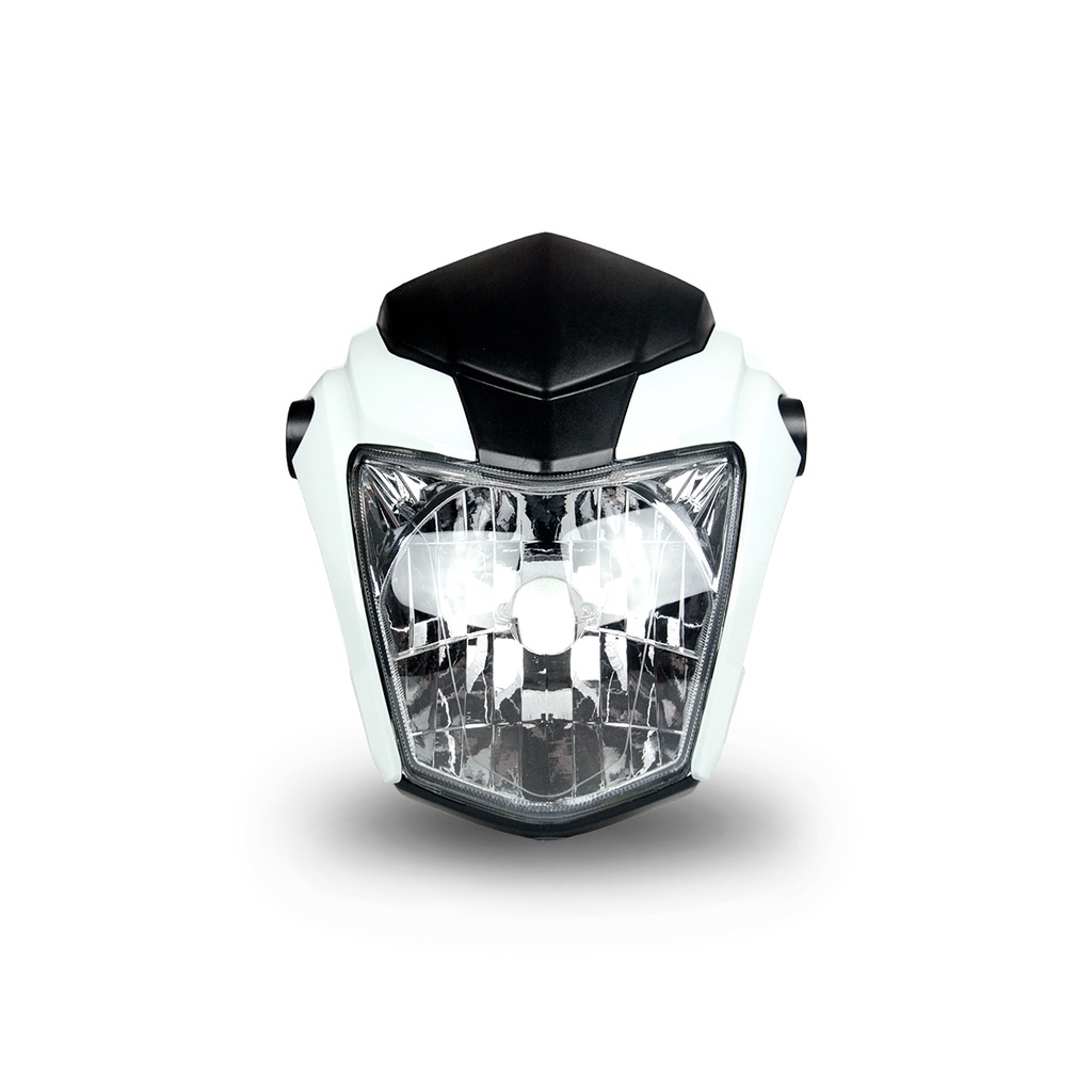 Farol Completo Com Carenagens Titan 160 Ex 2016 a 2017 Branco em Oferta na Shopee