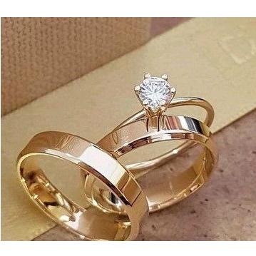 Par de Aliança Chanfrado casamento e Noivado 6mm Moedas antigas