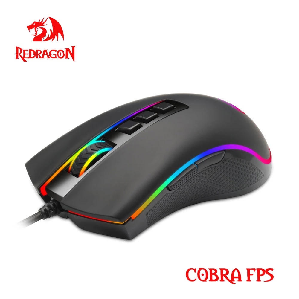 Mouse Gamer Redragon King Cobra Chroma RGB KaBuM