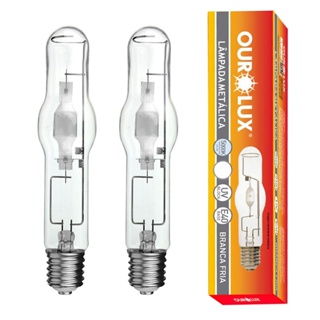 Kit 2 Lampadas Vapor Metalico Tubular 250W E40 5000K em Oferta na Shopee