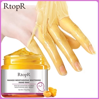 Rtopr Mango Máscara De Mãos / Cera Hidratante / Clareadora Para Mãos / Esfoliação / Calos / Anti-Idade / 50g em Oferta na Shopee