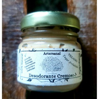 Desodorante Natural Sólido Cremoso Vegano Clareador - 40 ml